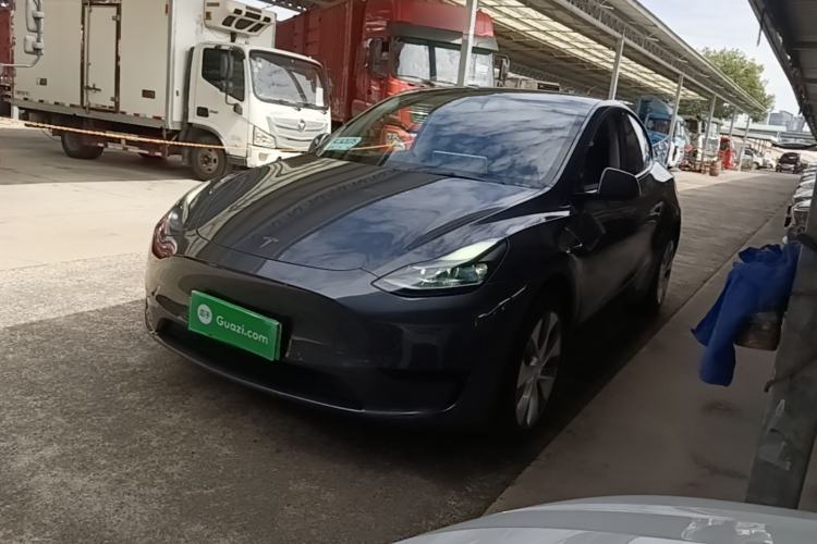 Used Tesla Model Y 2022 Rear-Wheel-Drive Version Guazi used car, China used car export, Used car for sale, Used Tesla cars, Cheapest cars for sale, Electric vehicle, New energy car