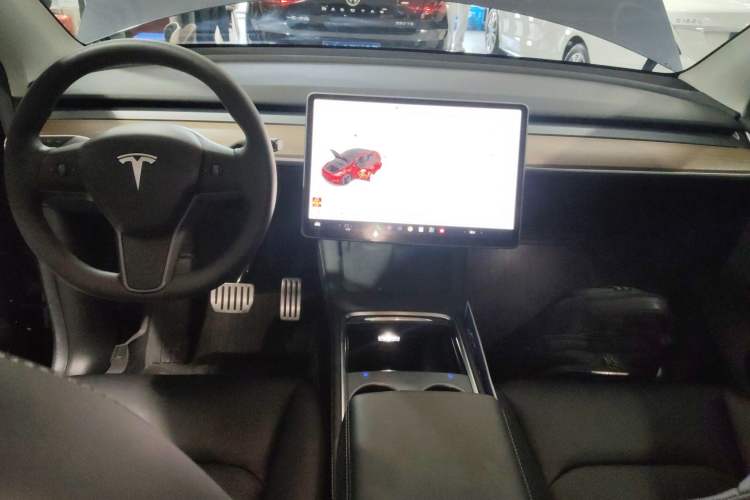 Used Tesla Model Y 2022 Performance High-Performance All-Wheel-Drive Version Center Console