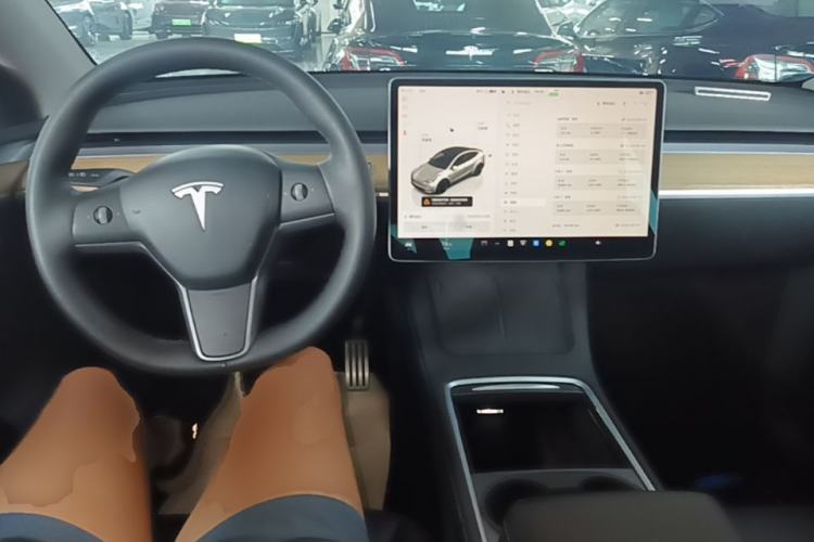 Used Tesla Model Y 2022 Performance High-Performance All-Wheel-Drive Version Center Console