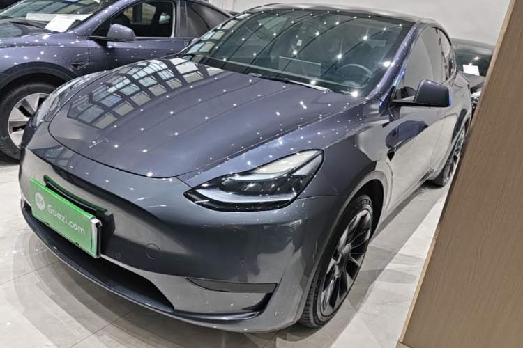 Used Tesla Model Y 2022 Revised Version Rear-Wheel Drive Guazi used car, China used car export, Used car for sale, Used Tesla cars, Cheapest cars for sale, Electric vehicle, New energy car
