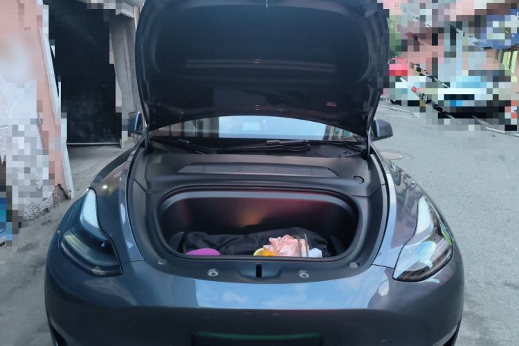 Used Tesla Model Y 2022 Revised Version Long-Range All-Wheel Drive Engine Bay