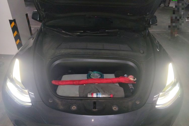 Used Tesla Model Y 2022 Revised Version Rear-Wheel Drive Engine Bay