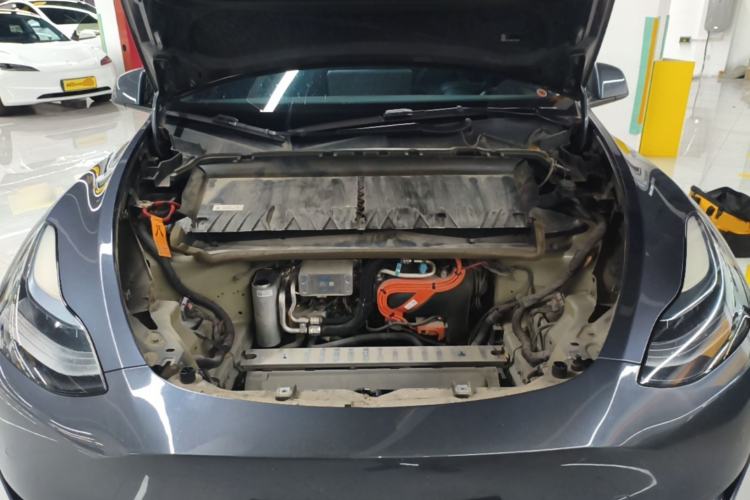 Used Tesla Model Y 2022 Revised Version Rear-Wheel Drive Engine Bay