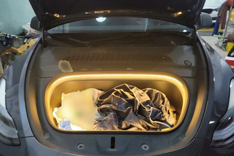 Used Tesla Model Y 2022 Rear-Wheel-Drive Version Engine Bay