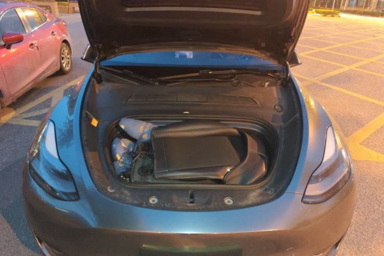 Used Tesla Model Y 2022 Revised Version Rear-Wheel Drive Engine Bay