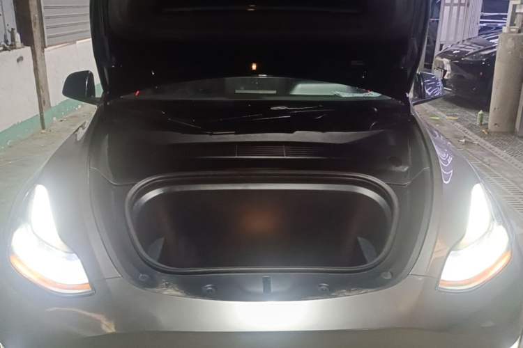 Used Tesla Model Y 2022 Long-Range All-Wheel-Drive Version Engine Bay