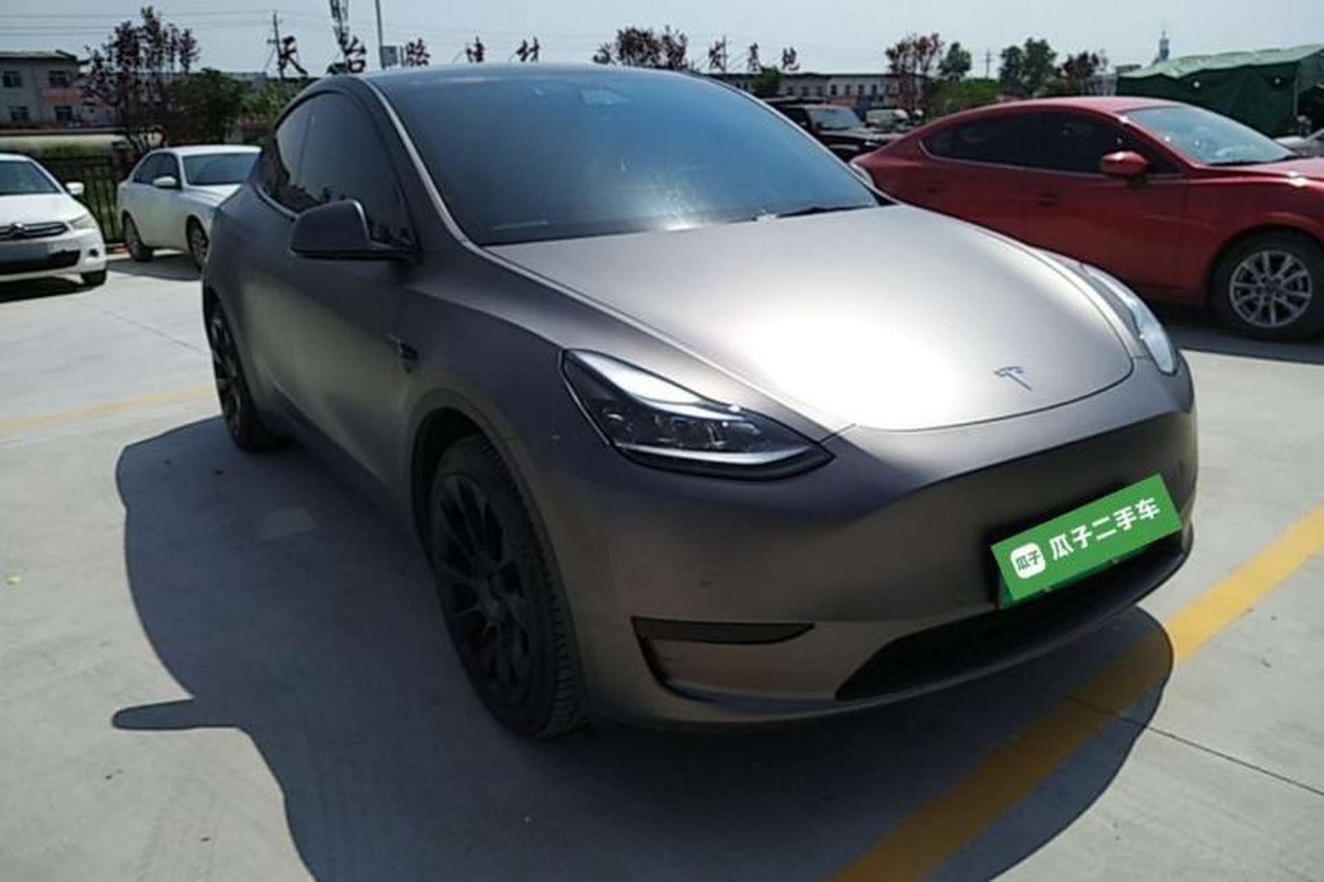 Used Tesla Model Y 2022 Revised Version Rear-Wheel Drive Front Right 45 Deg