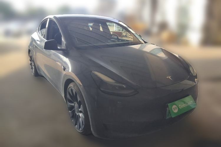 Used Tesla Model Y 2022 Performance High-Performance All-Wheel-Drive Version Front Right 45 Deg