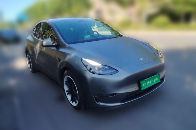Used Tesla Model Y 2022 Revised Version Long-Range All-Wheel Drive Front Right 45 Deg