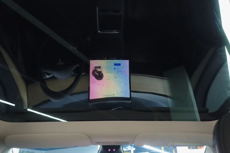 Used Tesla Model Y 2022 Revised Version Rear-Wheel Drive Headliner