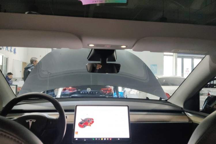 Used Tesla Model Y 2022 Performance High-Performance All-Wheel-Drive Version Headliner
