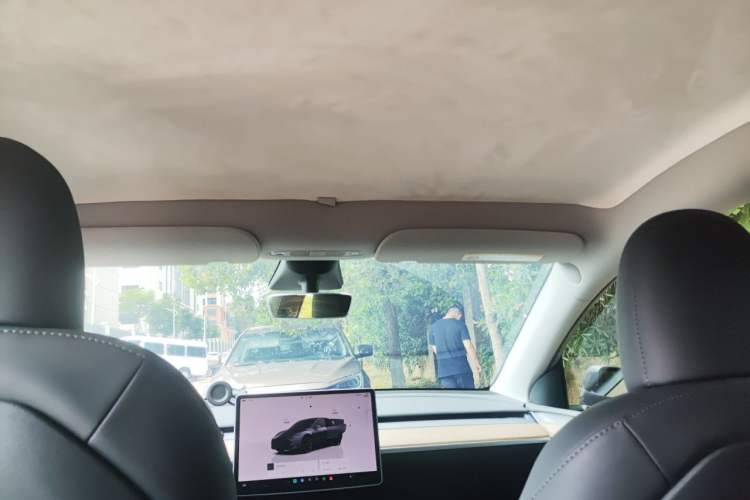 Used Tesla Model Y 2022 Rear-Wheel-Drive Version Headliner