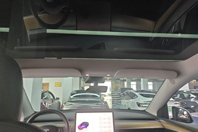Used Tesla Model Y 2022 Revised Version Rear-Wheel Drive Headliner
