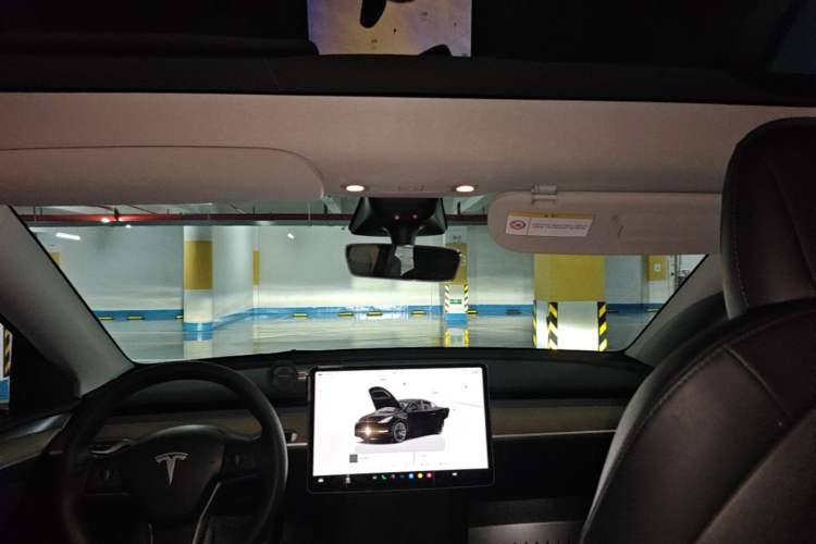 Used Tesla Model Y 2022 Revised Version Rear-Wheel Drive Headliner