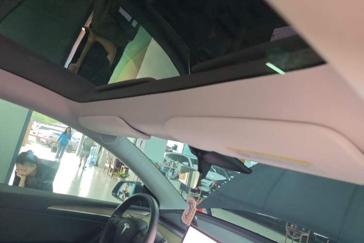 Used Tesla Model Y 2022 Revised Version Long-Range All-Wheel Drive Headliner