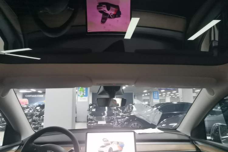 Used Tesla Model Y 2022 Long-Range All-Wheel-Drive Version Headliner