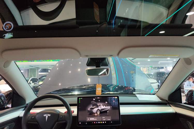 Used Tesla Model Y 2022 Revised Version Rear-Wheel Drive Headliner