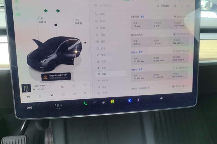 Used Tesla Model Y 2022 Rear-Wheel-Drive Version Instrument Cluster