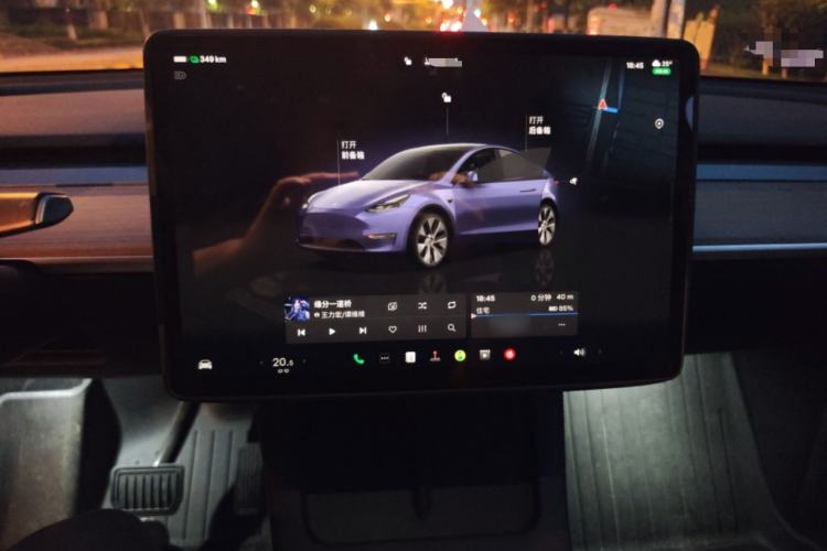 Used Tesla Model Y 2022 Revised Version Rear-Wheel Drive Instrument Cluster