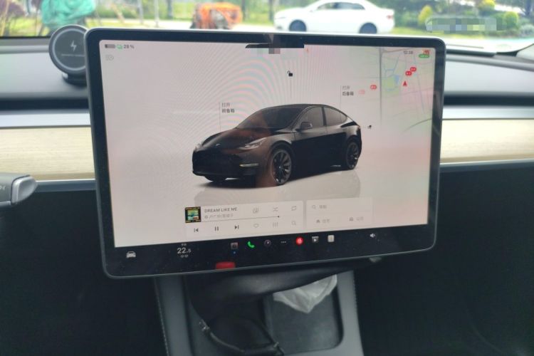 Used Tesla Model Y 2022 Long-Range All-Wheel-Drive Version Instrument Cluster