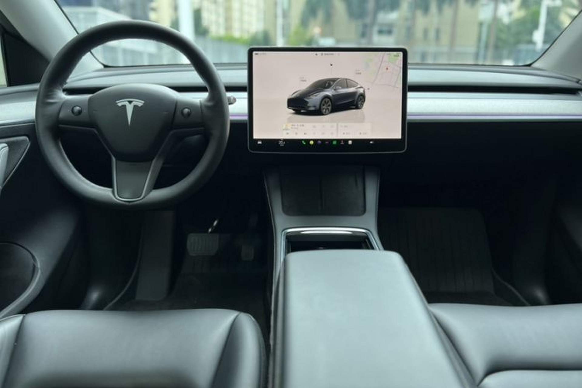 Used Tesla Model Y 2022 Revised Version Long-Range All-Wheel Drive Interior 6