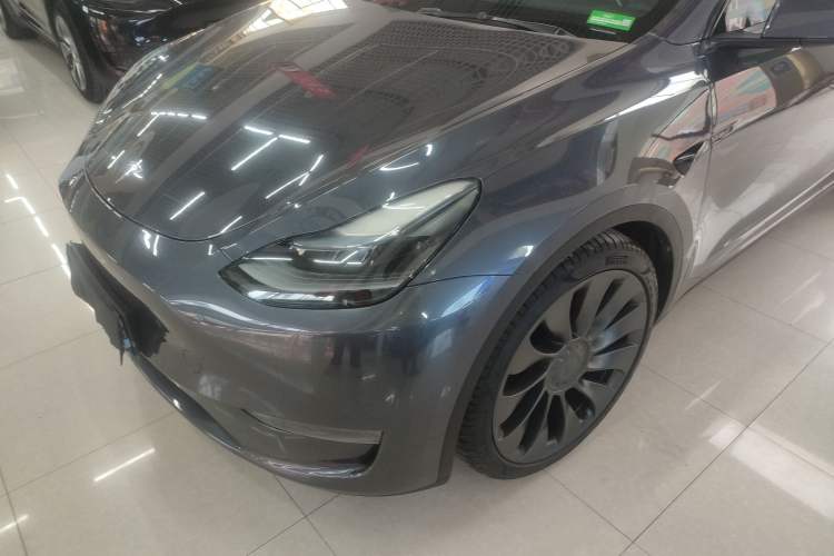 Used Tesla Model Y 2022 Performance High-Performance All-Wheel-Drive Version Left Front Headlight