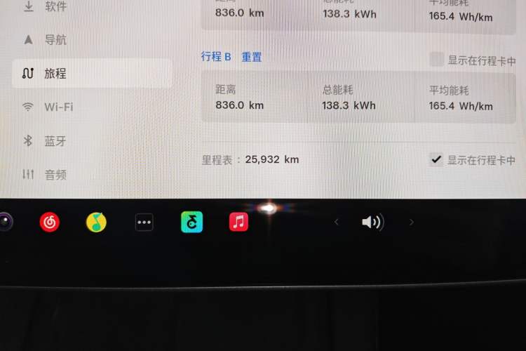 Used Tesla Model Y 2022 Revised Version Rear-Wheel Drive Odometer Close Up