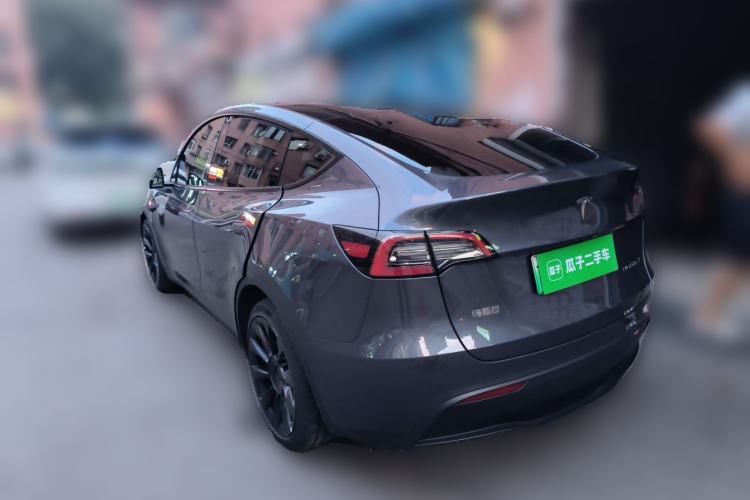 Used Tesla Model Y 2022 Revised Version Long-Range All-Wheel Drive Rear Left 45 Deg