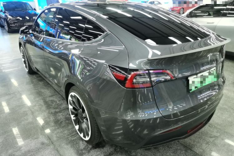 Used Tesla Model Y 2022 Performance High-Performance All-Wheel-Drive Version Rear Left 45 Deg