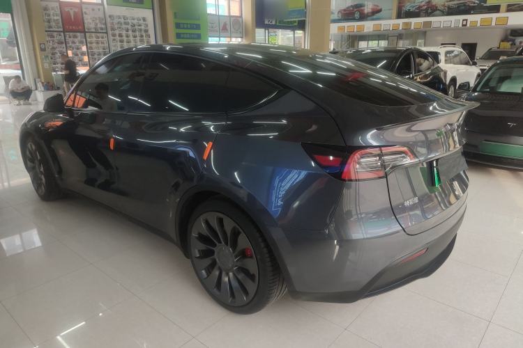 Used Tesla Model Y 2022 Performance High-Performance All-Wheel-Drive Version Rear Left 45 Deg