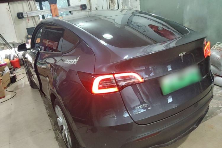 Used Tesla Model Y 2022 Rear-Wheel-Drive Version Rear Left 45 Deg