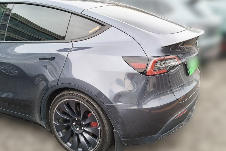 Used Tesla Model Y 2022 Performance High-Performance All-Wheel-Drive Version Rear Left 45 Deg