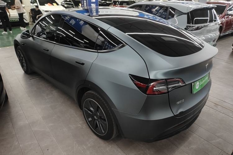 Used Tesla Model Y 2022 Long-Range All-Wheel-Drive Version Rear Left 45 Deg
