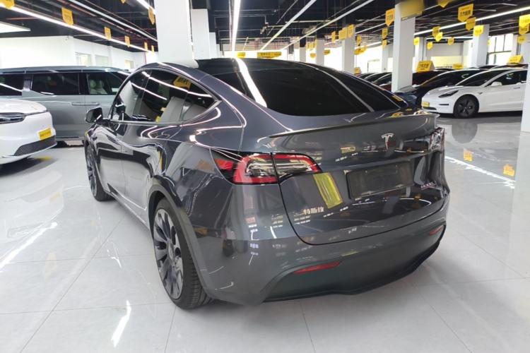 Used Tesla Model Y 2022 Performance High-Performance All-Wheel-Drive Version Rear Left 45 Deg
