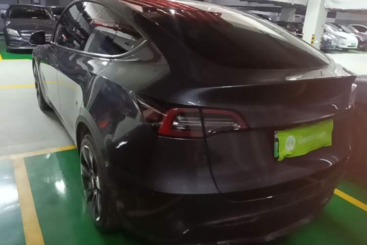 Used Tesla Model Y 2022 Revised Version Rear-Wheel Drive Rear Left 45 Deg