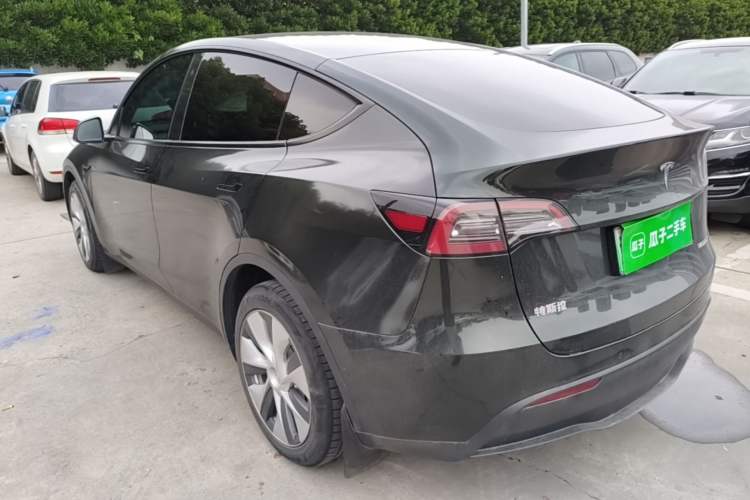 Used Tesla Model Y 2022 Revised Version Long-Range All-Wheel Drive Rear Left 45 Deg