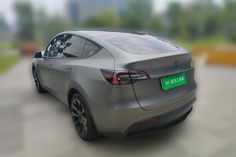 Used Tesla Model Y 2022 Long-Range All-Wheel-Drive Version Rear Left 45 Deg