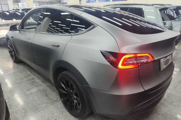 Used Tesla Model Y 2022 Long-Range All-Wheel-Drive Version Rear Left 45 Deg