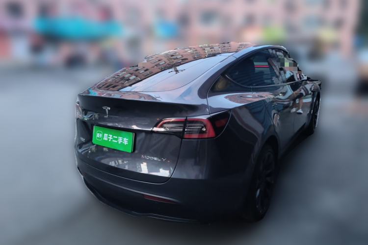 Used Tesla Model Y 2022 Revised Version Long-Range All-Wheel Drive Rear Right 45 Deg