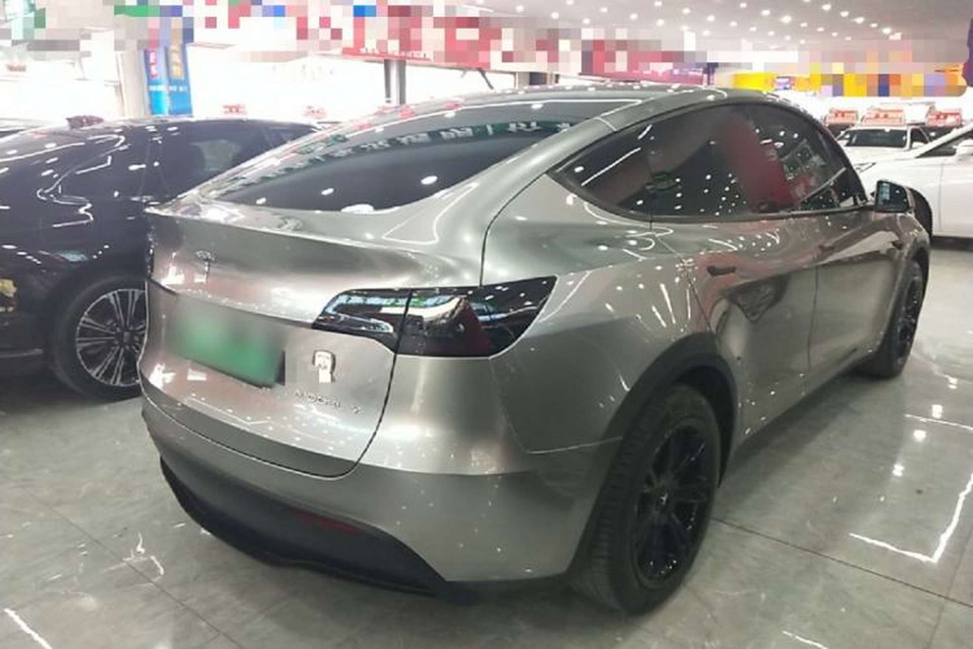 Used Tesla Model Y 2022 Revised Version Rear-Wheel Drive Rear Right 45 Deg