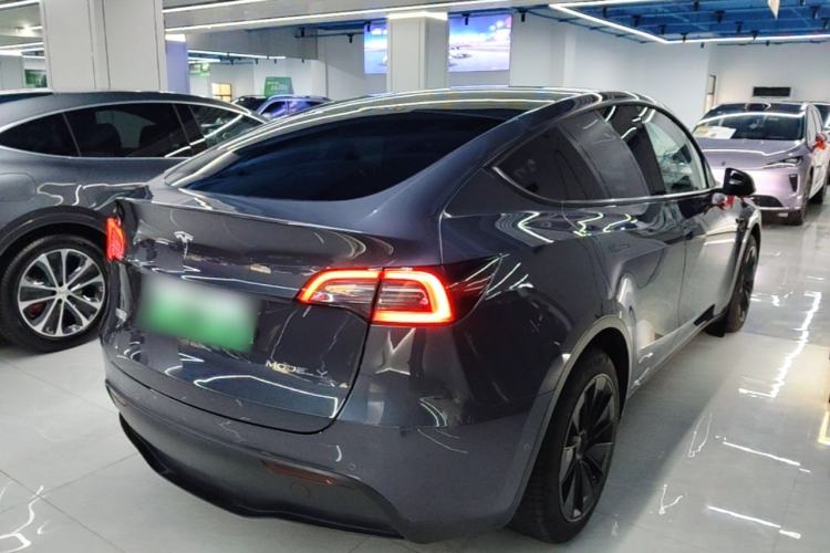 Used Tesla Model Y 2022 Revised Version Rear-Wheel Drive Rear Right 45 Deg