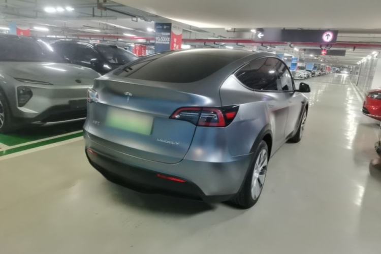 Used Tesla Model Y 2022 Revised Version Rear-Wheel Drive Rear Right 45 Deg