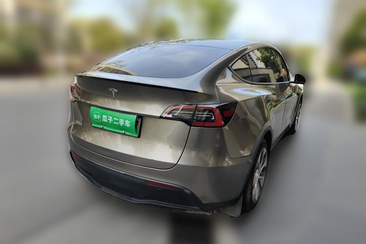 Used Tesla Model Y 2022 Revised Version Rear-Wheel Drive Rear Right 45 Deg
