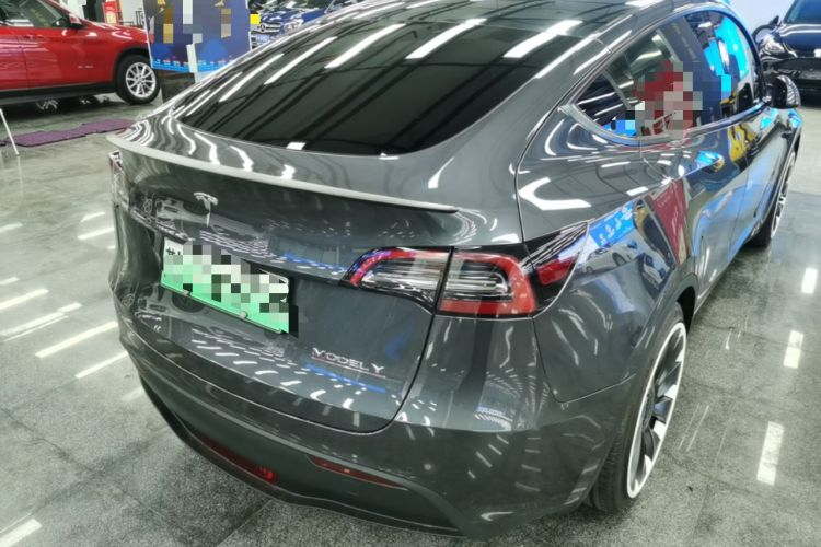 Used Tesla Model Y 2022 Performance High-Performance All-Wheel-Drive Version Rear Right 45 Deg