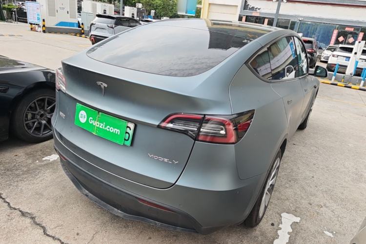 Used Tesla Model Y 2022 Revised Version Rear-Wheel Drive Rear Right 45 Deg