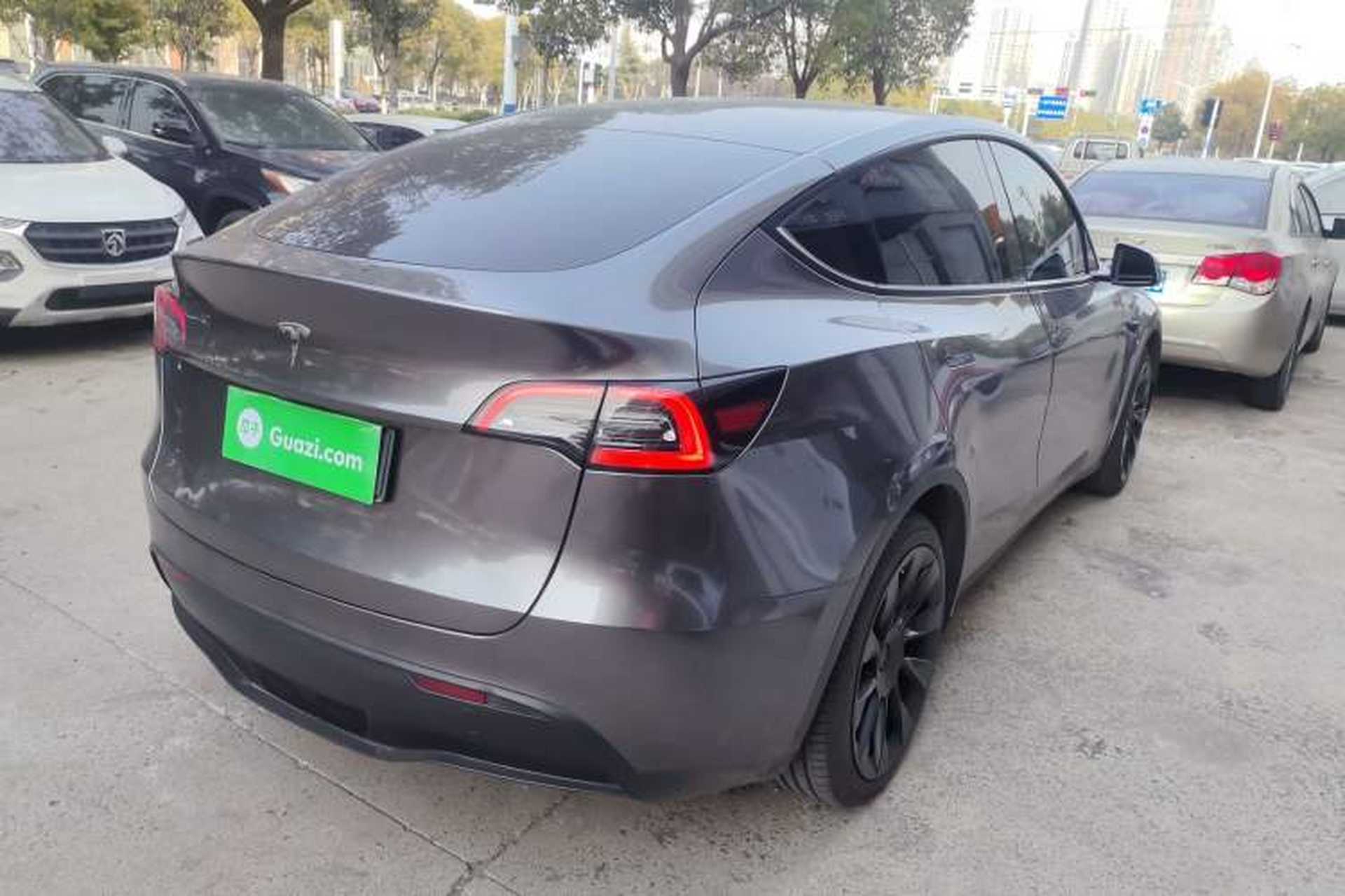 Used Tesla Model Y 2022 Long-Range All-Wheel-Drive Version Rear Right 45 Deg