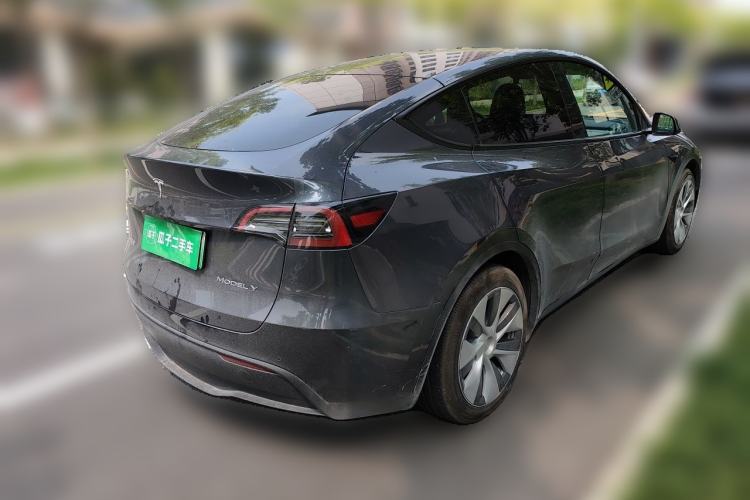 Used Tesla Model Y 2022 Revised Version Long-Range All-Wheel Drive Rear Right 45 Deg