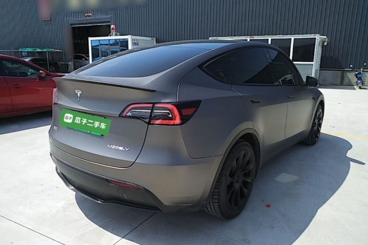 Used Tesla Model Y 2022 Revised Version Rear-Wheel Drive Rear Right 45 Deg