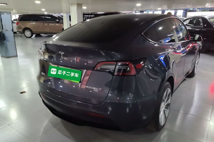 Used Tesla Model Y 2022 Revised Version Rear-Wheel Drive Rear Right 45 Deg