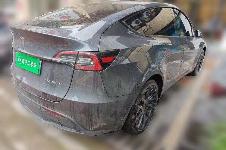 Used Tesla Model Y 2022 Revised Version Rear-Wheel Drive Rear Right 45 Deg